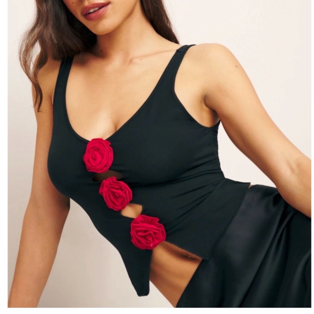Reformation Cambrie Knit Top